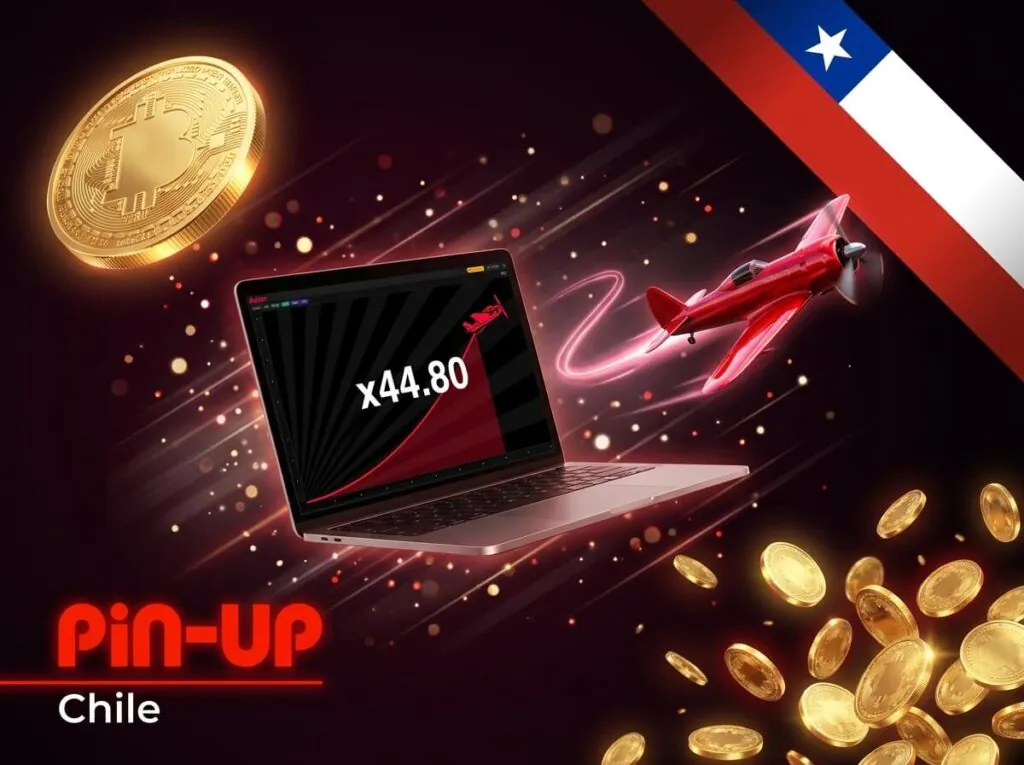 Experiencia de juego Aviator en Pin-Up Chile con altas emociones.