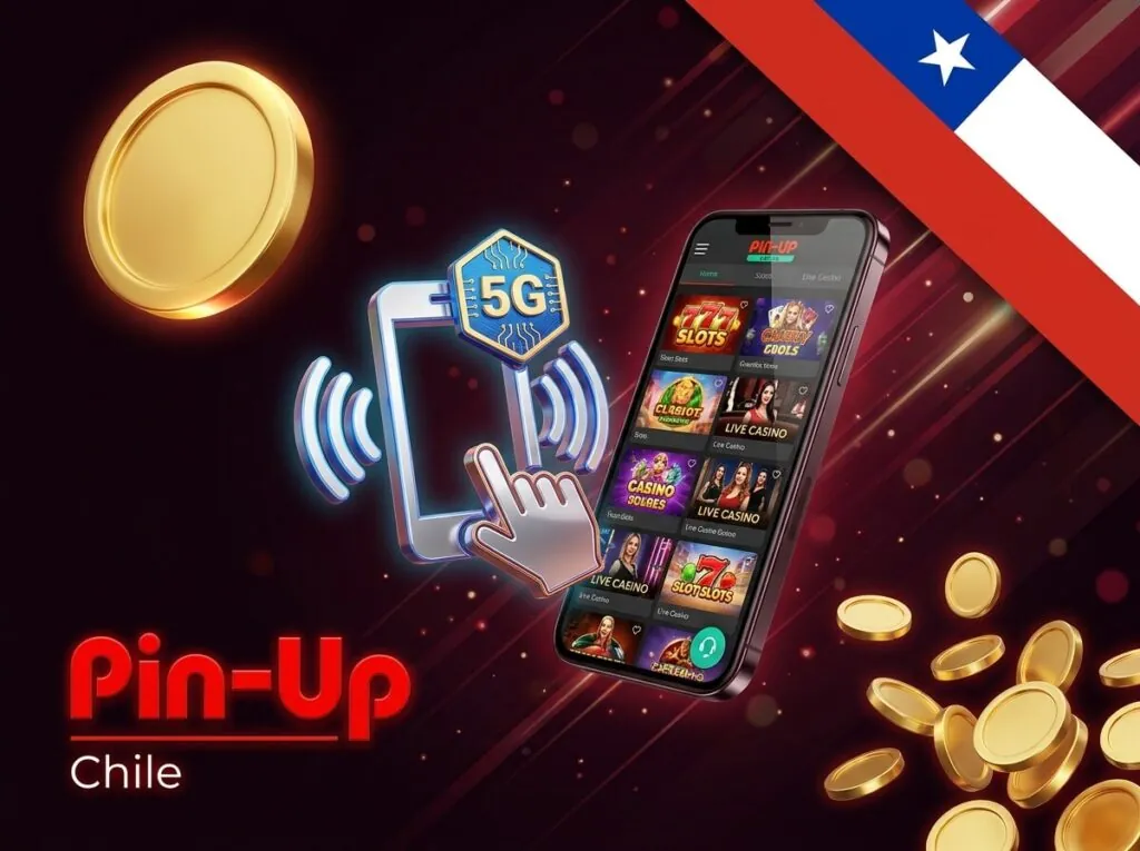 Casino móvil de Pin-Up Chile compatible con smartphones.