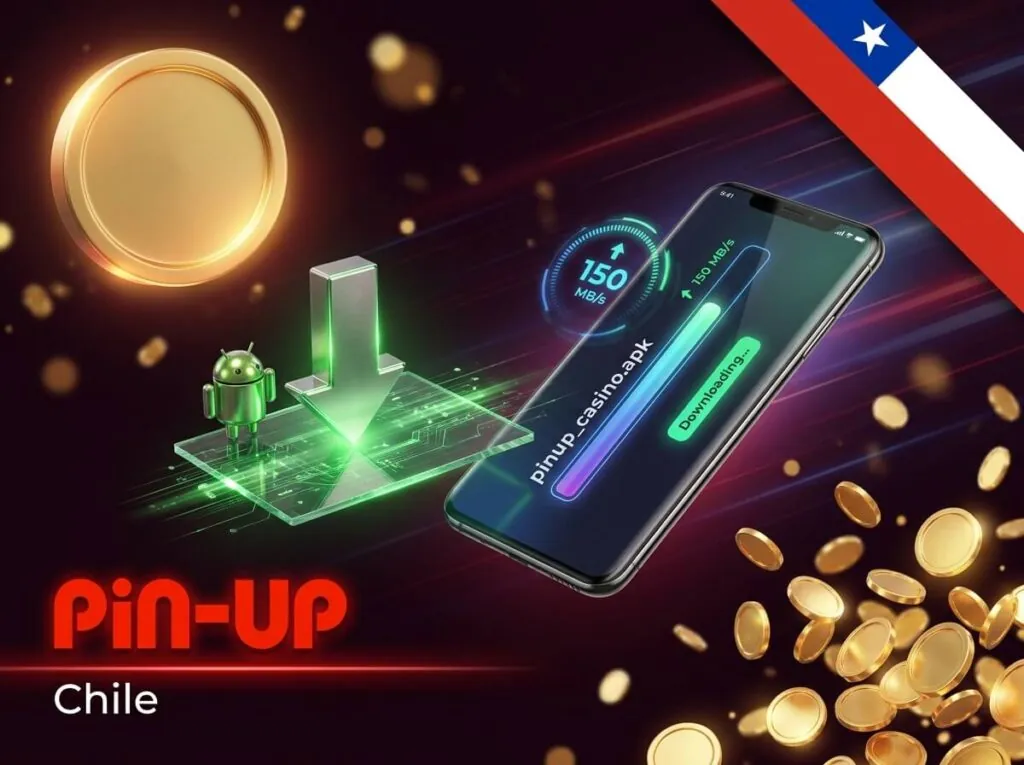 Descarga rápida de la aplicación oficial de Pin-Up Chile.